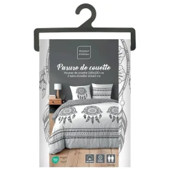 Douceur D'Intérieur Housse de couette 240x220 + 2 taies INDIAN DREAM 100% coton New