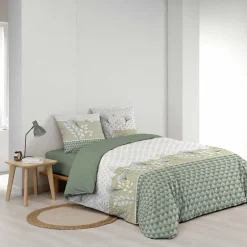 Douceur D'Intérieur Housse de couette 240x220 + 2 taies POETINE 100% coton