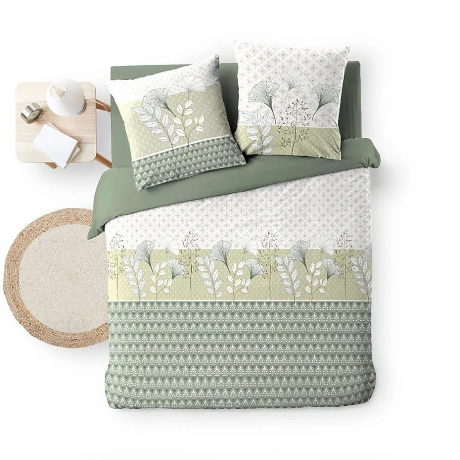 Douceur D'Intérieur Housse de couette 240x220 + 2 taies POETINE 100% coton