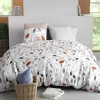 Atelier Du Coton Housse de couette 240x220 + 2 taies en coton 57 fils Discount