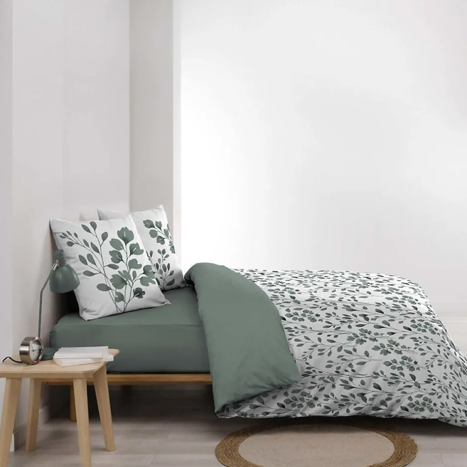Douceur D'Intérieur Housse de couette 240x220 + 2 taies 100% coton 57fils Sale
