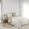 Douceur D'Intérieur Housse de couette 240x220 + 2 taies MALIA 100% coton Discount