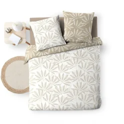 Douceur D'Intérieur Housse de couette 240x220 + 2 taies MALIA 100% coton Discount