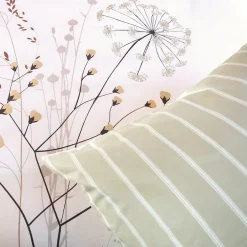 Cote Deco Housse de couette 240x220 + 2 taies SOLIFLORE 100% Coton 57 fils Clearance