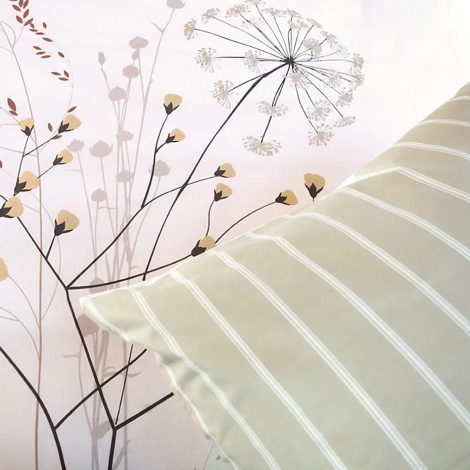 Cote Deco Housse de couette 240x220 + 2 taies SOLIFLORE 100% Coton 57 fils Clearance
