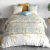 Atelier Du Coton Housse de couette 240x220 AGIL + 2 taies coton 57 fils