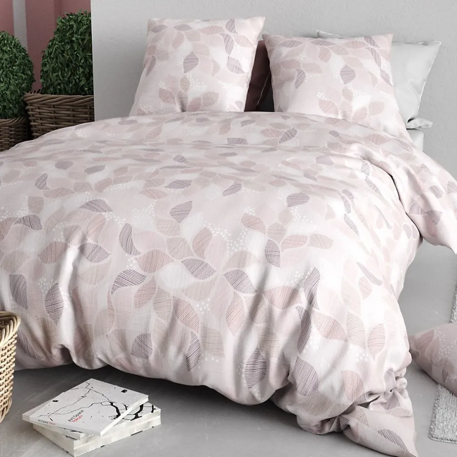 Atelier Du Coton Housse de couette 260x240 ALIX + 2 taies coton 57 fils Best