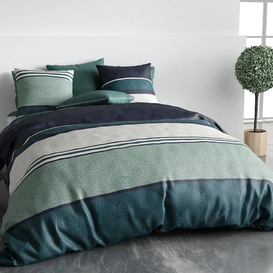 Atelier Du Coton Housse de couette 260x240 ANTIKA + 2 taies coton 57 fils Outlet