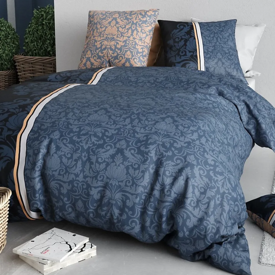 Atelier Du Coton Housse de couette 240x220 ARABESQUE + 2 taies coton 57 fils
