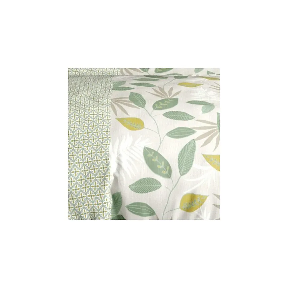 Atelier Du Coton Housse de couette 260x240 ARECA + 2 taies coton 57 fils