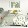 Atelier Du Coton Housse de couette 240x220 ARECA + 2 taies coton 57 fils