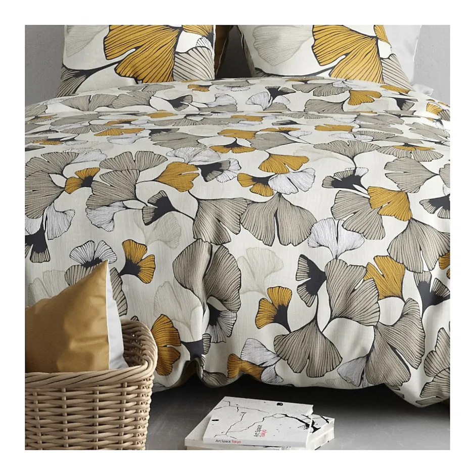 Atelier Du Coton Housse de couette 240x220 AROM + 2 taies coton 57 fils Sale