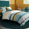 Atelier Du Coton Housse de couette 240x220 CITE D'OR + 2 taies coton 57 fils