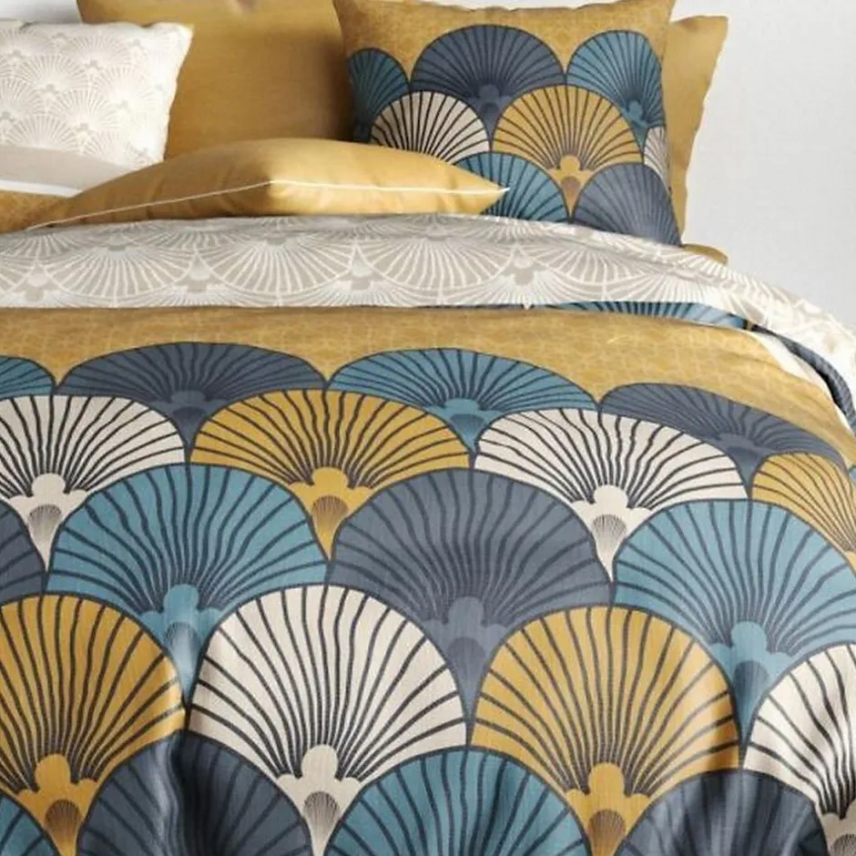 Housse De Rêve Housse de couette 240x260 cm + 2 taies d'oreiller 63x63 cm coton maka