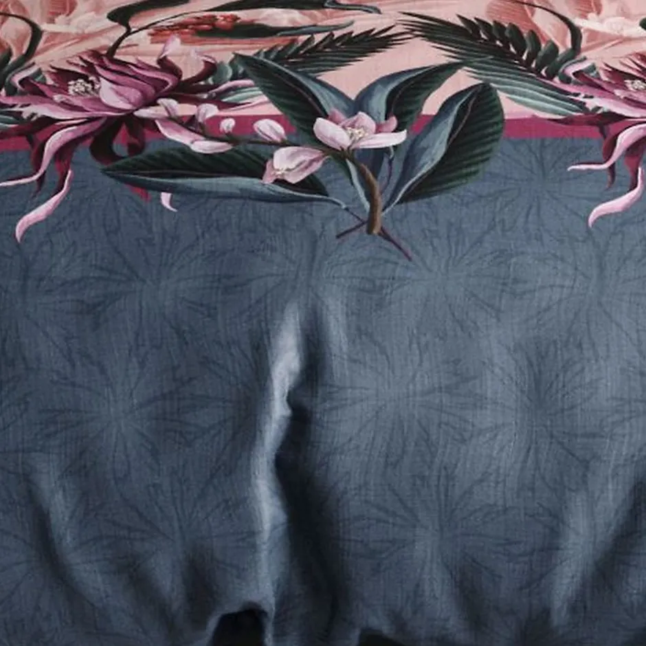 Housse De Rêve Housse de couette 220x240 cm + 2 taies d'oreiller 63x63 cm coton flora