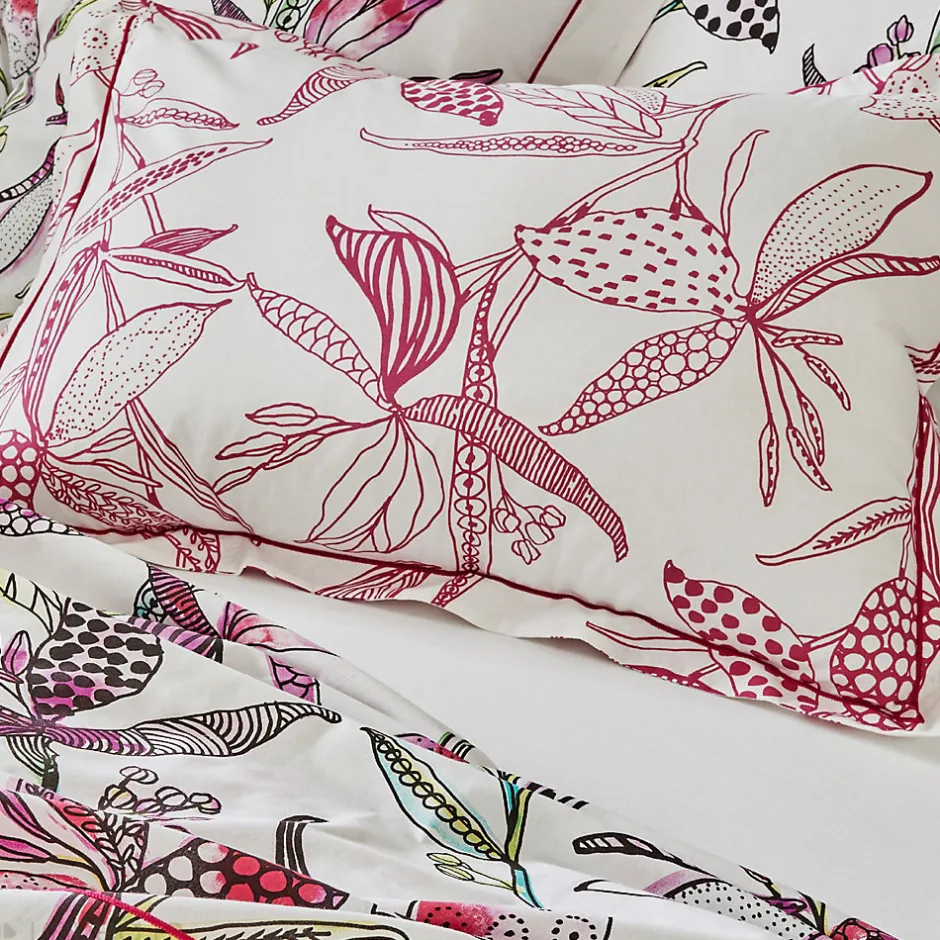 Linnea Housse de couette 140x200 cm coton PÉNÉLOPE Rose