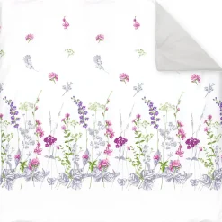 Linnea Housse de couette 200x200 cm coton PRETTY blanc