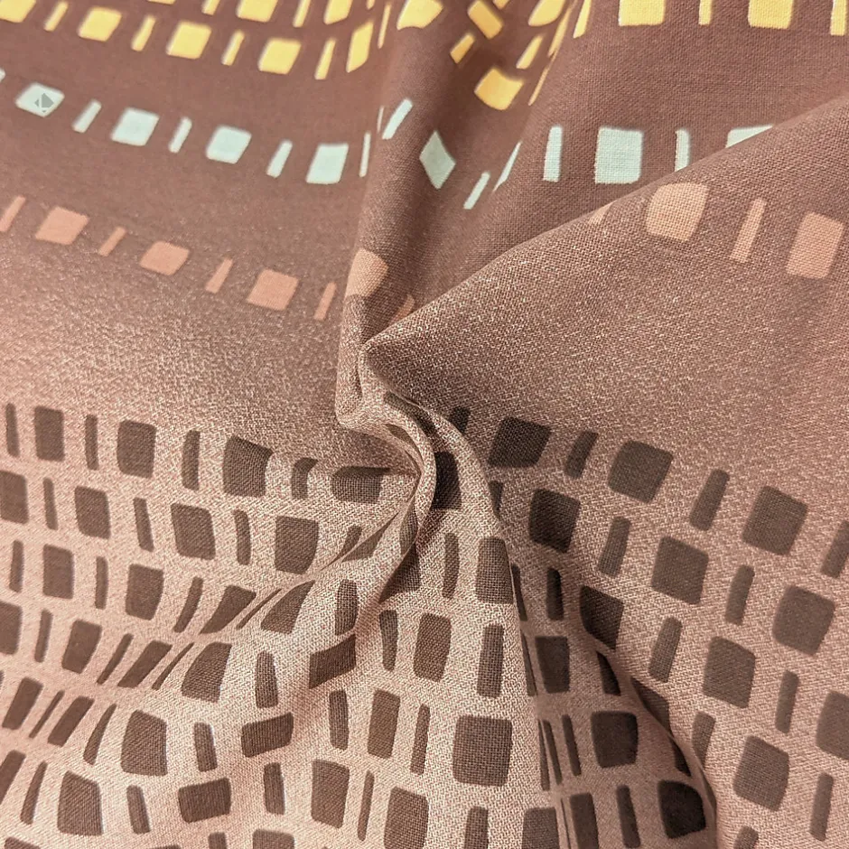 Linnea Housse de couette 280x240 cm coton NIAGARA marron Châtaigne