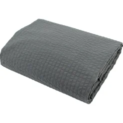 Linnea Housse de couette 240x260 cm coton POPPY gris plomb