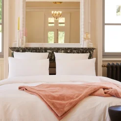 Linnea Housse de couette 240x260 cm coton POPPY beige galet