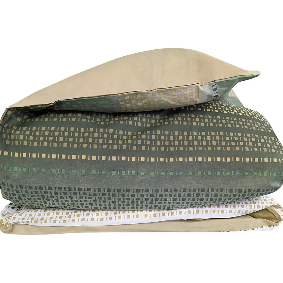 Linnea Housse de couette 260x240 cm coton NIAGARA vert Kaki