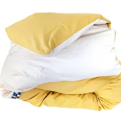 Linnea Housse de couette 280x240 cm en percale coton ROMY Ambre