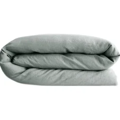 Linnea Housse de couette 260X240 cm lin lavé SONATE vert Lichen