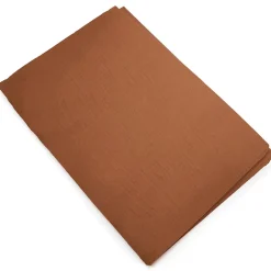 Linnea Housse de couette 240x220 cm mousseline de coton MILOS marron terre cuite Best