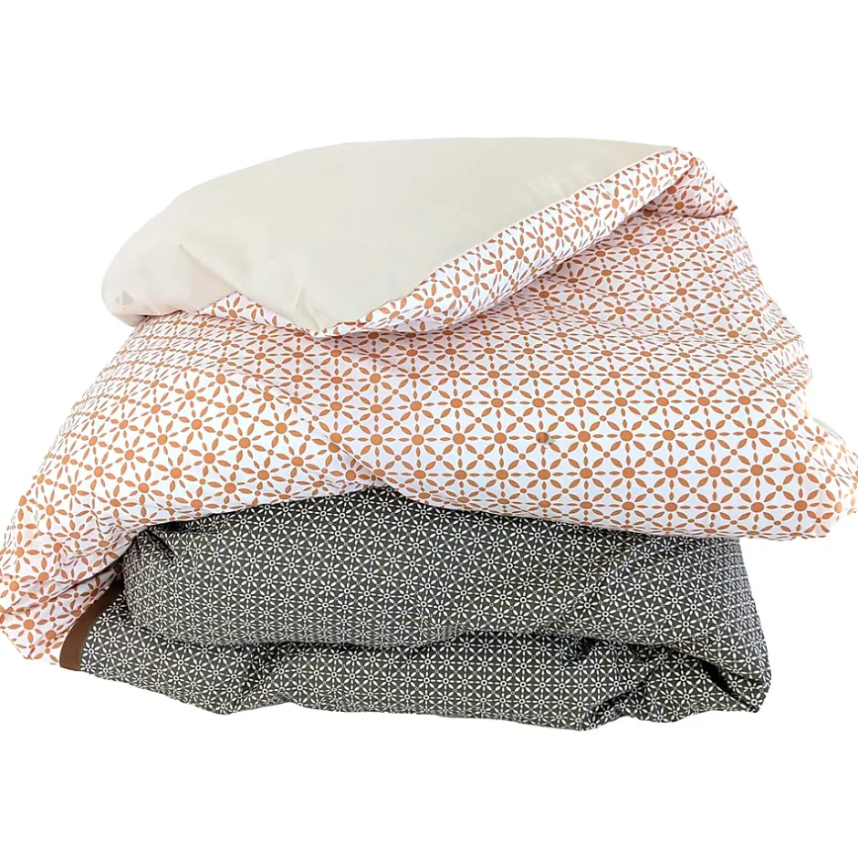 Linnea Housse de couette 280x240 cm percale coton GABIN marron Online