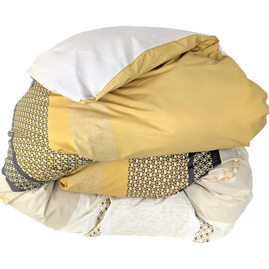 Linnea Housse de couette 300x240 cm percale coton MARLOW Miel