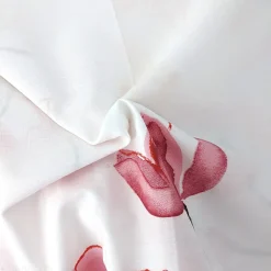 Linnea Housse de couette 260x240 cm percale coton ELISA Rose Best