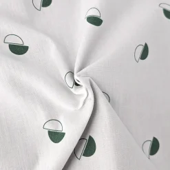 Linnea Housse de couette 240x220 cm percale coton ALEX vert Kaki