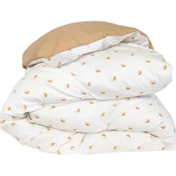 Linnea Housse de couette 300x240 cm percale coton ALEX marron Moka