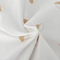 Linnea Housse de couette 300x240 cm percale coton ALEX marron Moka