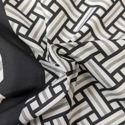 Linnea Housse de couette 240x220 cm percale coton RIVIERA noir Réglisse Hot