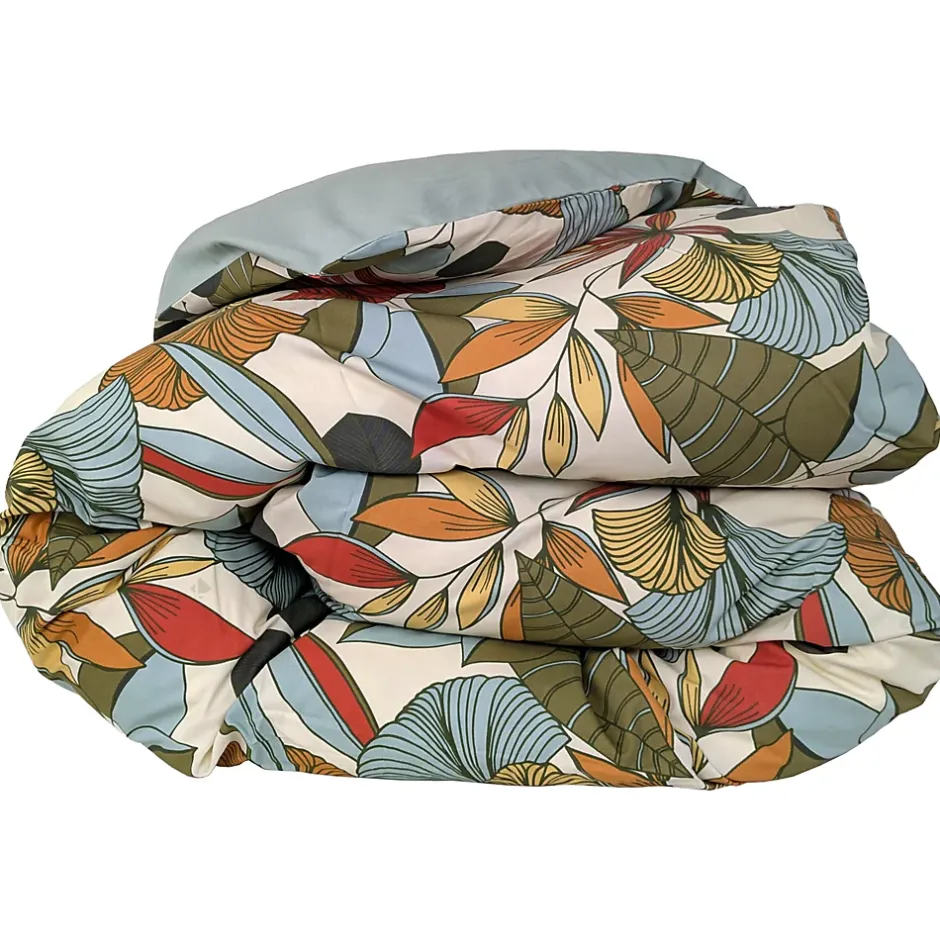 Linnea Housse de couette 200x200 cm percale coton CASCADE vert sauge Online