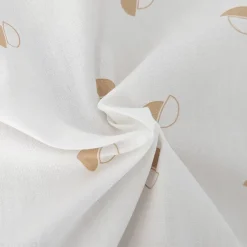 Linnea Housse de couette 280x240 cm percale coton ALEX marron Moka Discount