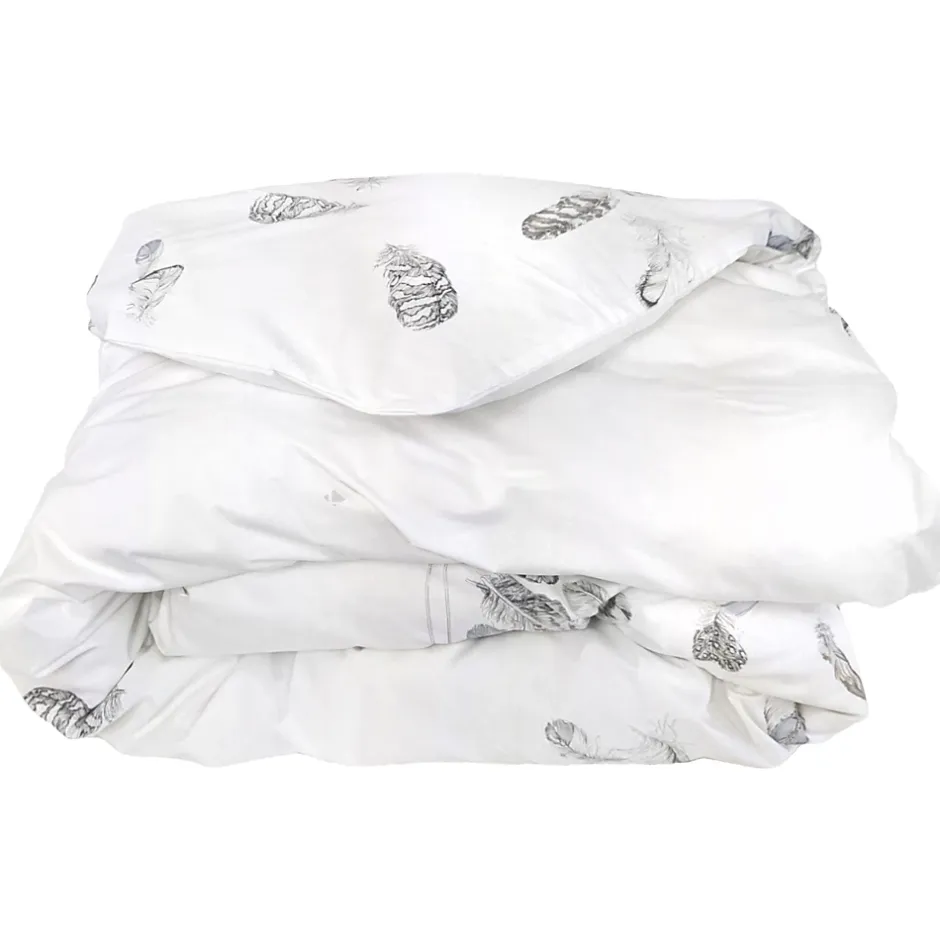 Linnea Housse de couette 280x240 cm Percale pur coton PLUMES Clearance