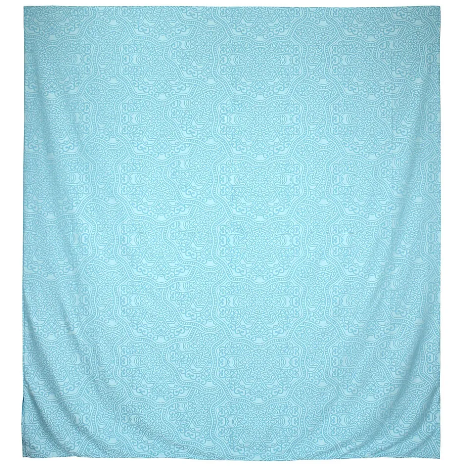 Linnea Housse de couette 240x220 cm Satin de coton PANTHEON Bleu clair
