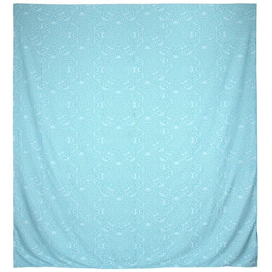 Linnea Housse de couette 240x220 cm Satin de coton PANTHEON Bleu clair