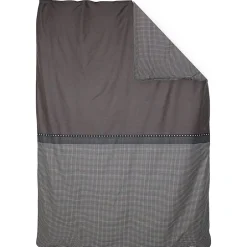 Linnea Housse de couette 140x200 cm satin de coton ENZO noir Clearance