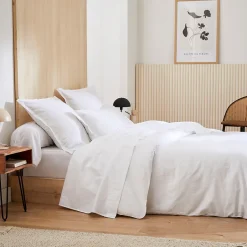 Linnea Housse de couette 140x200 cm satin de coton GRAND HÔTEL blanc