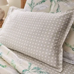 Linnea Housse de couette 140x200 cm satin de coton VOYAGE beige Lin