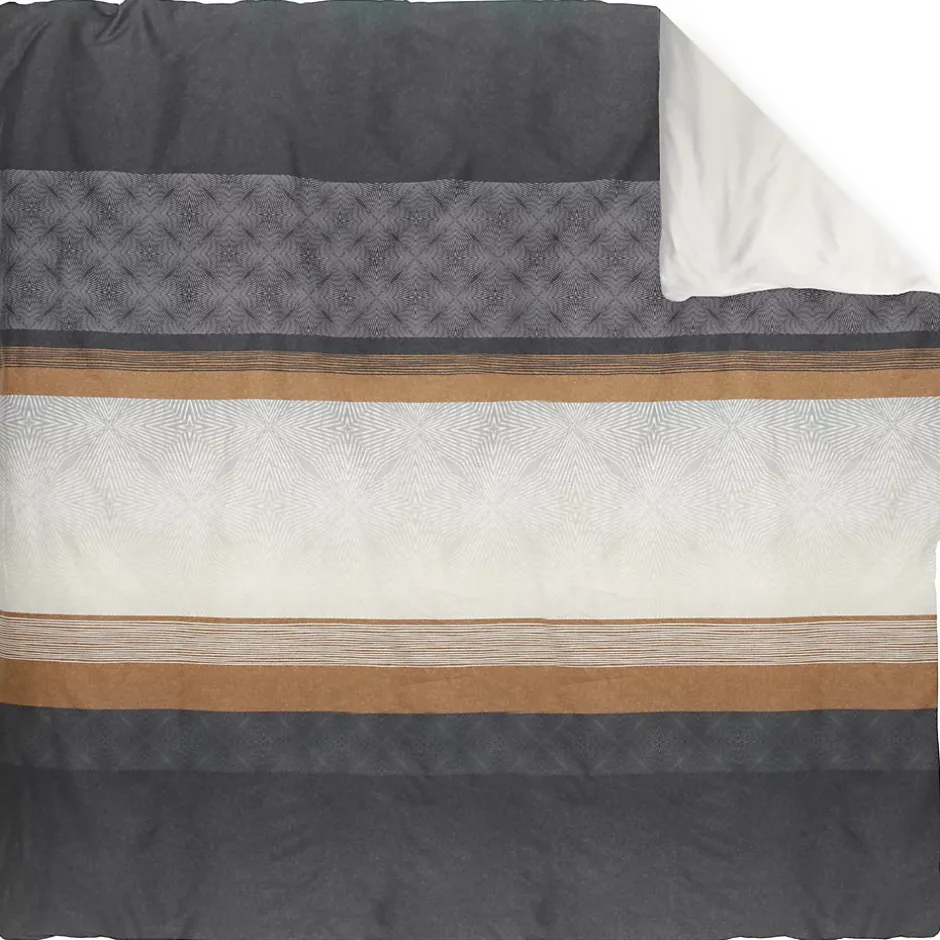 Linnea Housse de couette 240x220 cm satin de coton TIAGO noir Outlet