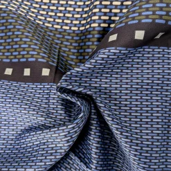 Linnea Housse de couette 140x200 cm satin de coton ENZO bleu Clearance