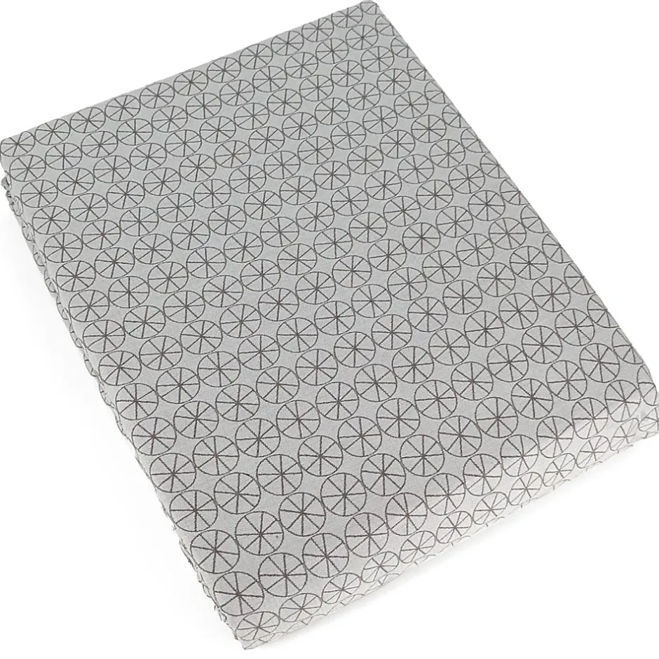 Linnea Housse de couette 240x220 cm Satin de coton ETOILE Gris clair Hot