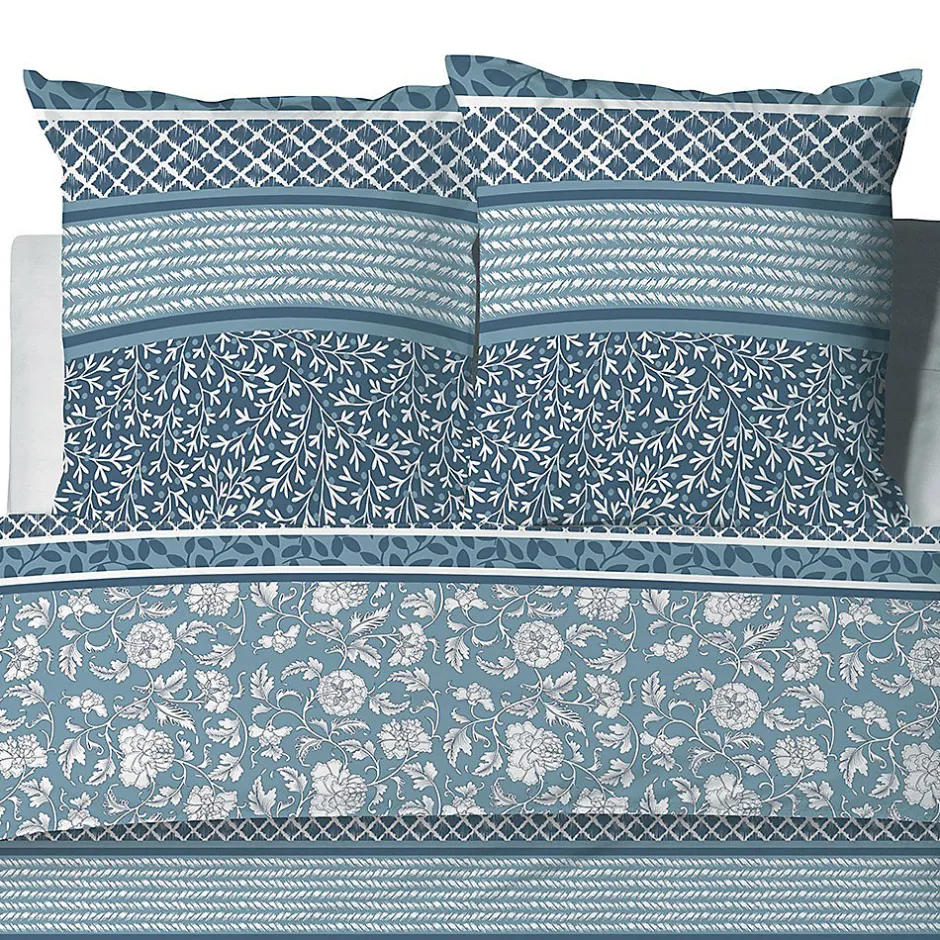 Atelier Du Coton Housse de couette 240x220 Debby + 2 taies coton bio 57 fils