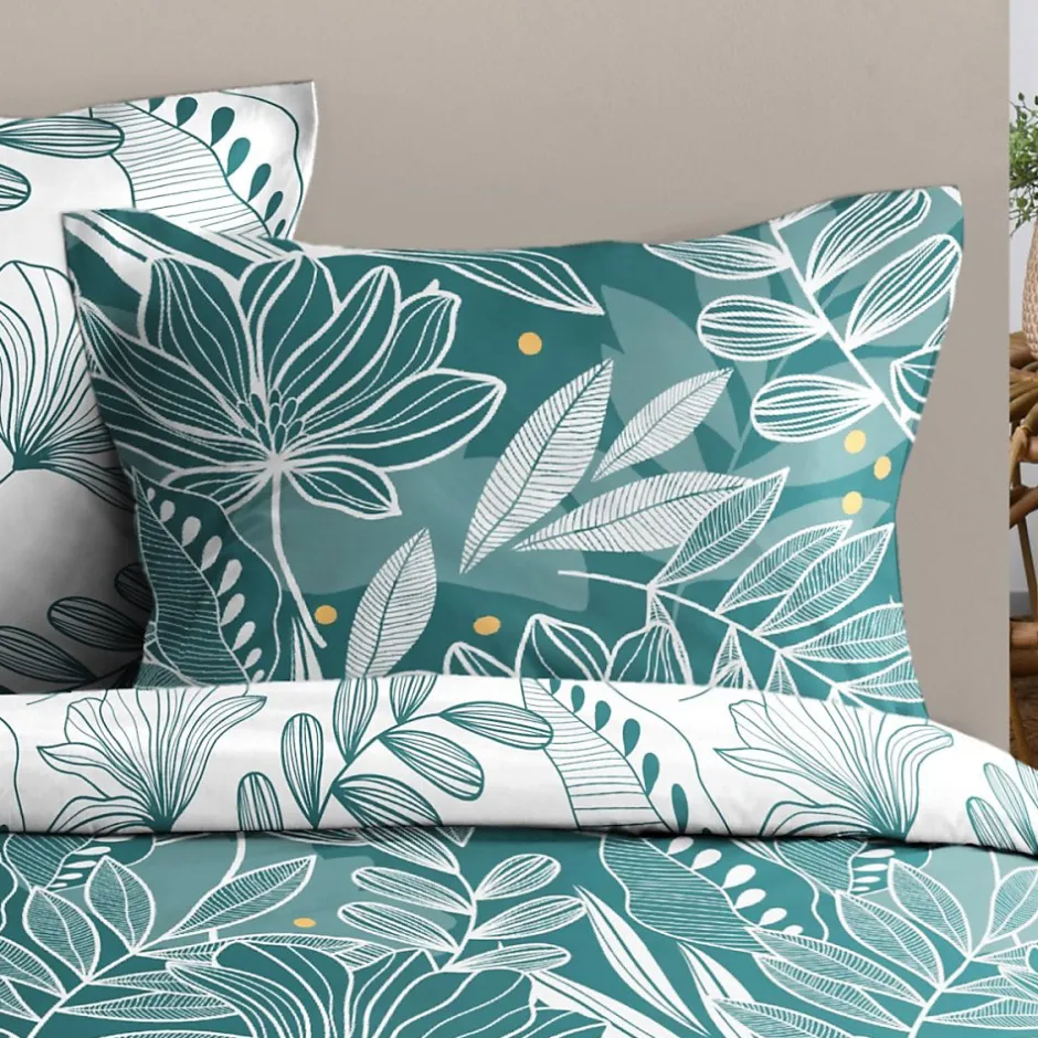 STOF Housse de couette 240x220 DOUALA + 2 taies coton 57 fils
