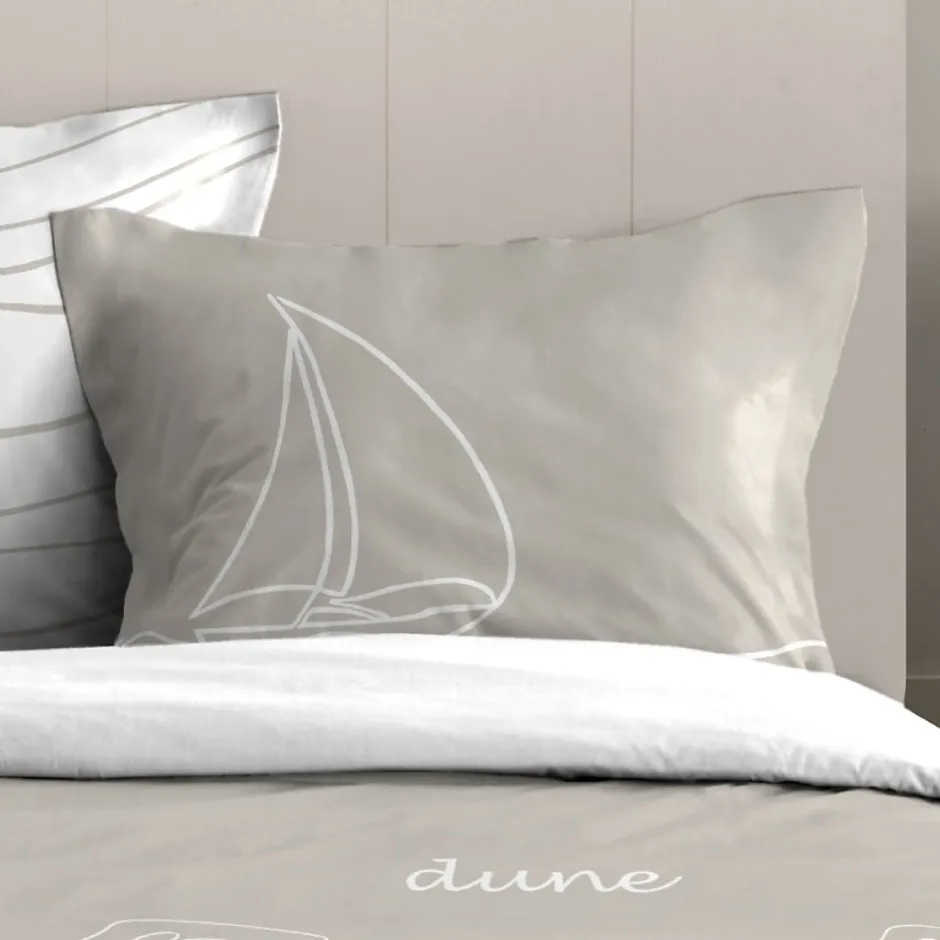 STOF Housse de couette 240x220 DUNES + 2 taies coton 57 fils Online
