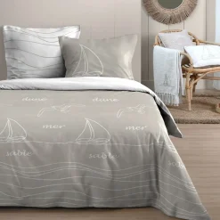 STOF Housse de couette 240x220 DUNES + 2 taies coton 57 fils Online